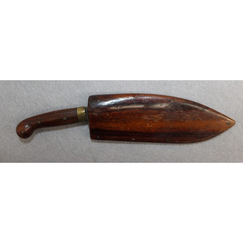 308 - Kukri Knife in Wooden Sheath
Collection Only - Buyer to provide ID to confirm over 18