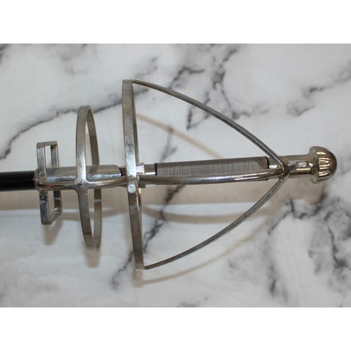 318 - Swept Hilt Rapier with Scabbard
Collection Only - Buyer to provide ID to confirm over 18