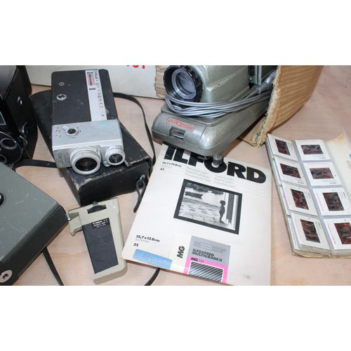 206 - Selection Of Old Camera's & Other Equipment All Untested