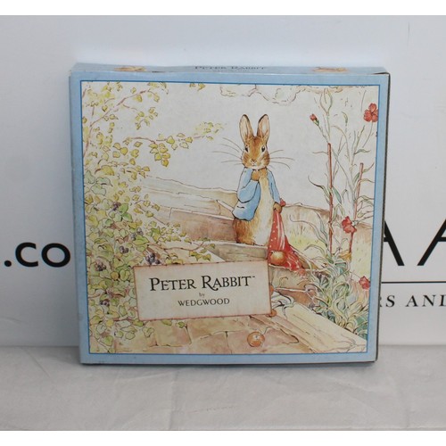 85 - Boxed & Unboxed Peter Rabbit Items Inc- Boxed Wedgwood Christmas Plate 1998/Boxed Wedgwood Christeni... 