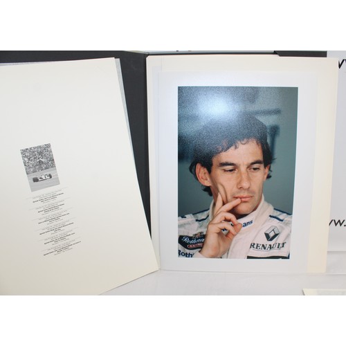 276 - SENNA ITALIAN PORTFOLIO 10 x Unpublished Photo's Of Ayrton Senna Taken During The Italian Races No 0... 