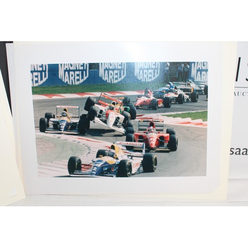 276 - SENNA ITALIAN PORTFOLIO 10 x Unpublished Photo's Of Ayrton Senna Taken During The Italian Races No 0... 