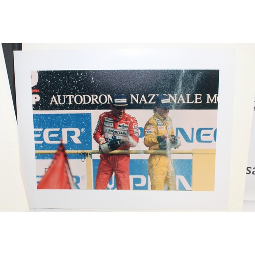 276 - SENNA ITALIAN PORTFOLIO 10 x Unpublished Photo's Of Ayrton Senna Taken During The Italian Races No 0... 