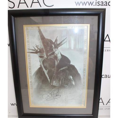 88 - 3 x Framed The Lord Of The Rings Pictures Gimli Of The Dwarf Realms Edition 0921Of 1000 Signature Ed... 