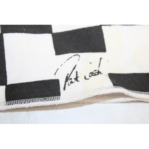 277 - PAT CASH Signed Picture 25.5 x 20.5cm/ Large Celebration Win Picture 74 x 54cm & 2 x Head Sweat Band... 