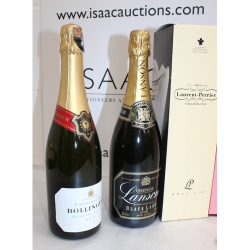 255 - Selection Of Champagne Inc- 6 x Boxed Champagne & 3 Unboxed Inc- Boxed Laurent-Perrier/Boxed Cuvee R... 