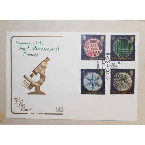 348 - 2 x Albums Containing A selection Of Stamps Some First Day Covers One With Coin And One Unfranked  P... 