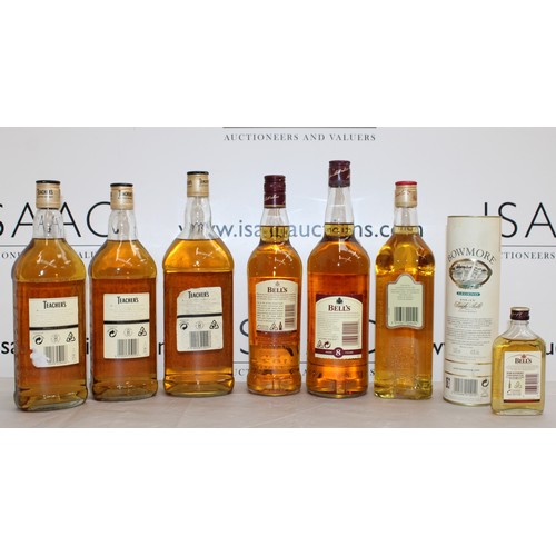 257 - 8 x Bottles Of Whisky 
COLLECTION ONLY