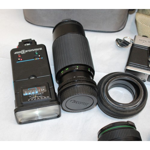 209 - Selection Of Camera/ Lenses/ Cases/Etc All Untested