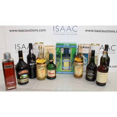 259 - Quantity Of Alcohol Inc- Rum/Toffee Vodka/Baileys Etc
COLLECTION ONLY