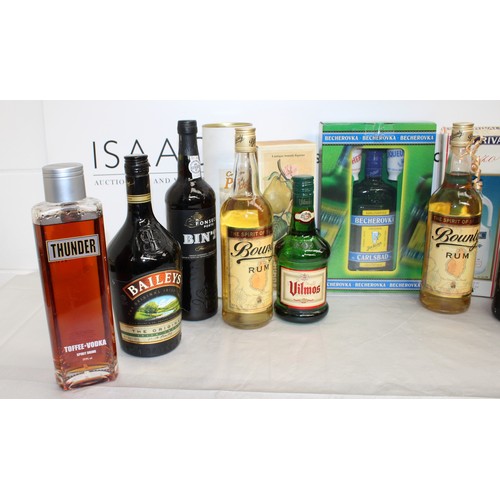 259 - Quantity Of Alcohol Inc- Rum/Toffee Vodka/Baileys Etc
COLLECTION ONLY