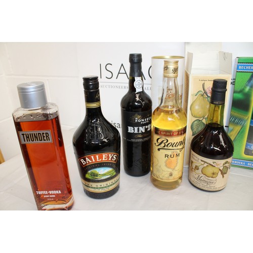 259 - Quantity Of Alcohol Inc- Rum/Toffee Vodka/Baileys Etc
COLLECTION ONLY