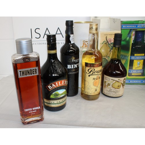 259 - Quantity Of Alcohol Inc- Rum/Toffee Vodka/Baileys Etc
COLLECTION ONLY