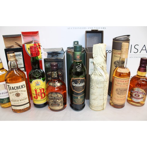 260 - Selection Of Eight Whiskies Some Boxed
Collection Only