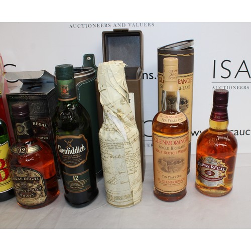 260 - Selection Of Eight Whiskies Some Boxed
Collection Only