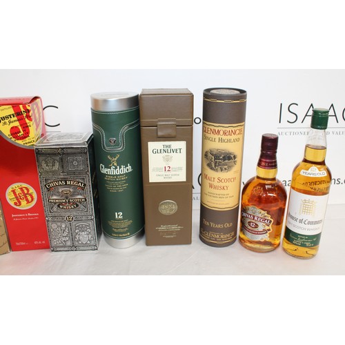 260 - Selection Of Eight Whiskies Some Boxed
Collection Only