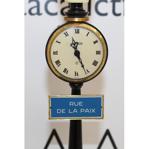 35 - 1960'S JAEGER LECOULTRE RUE DE LA PAIX TABLE DESK CLOCK
UNTESTED
COLLECTION ONLY...