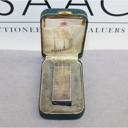 273 - BOXED DUNHILL SWISS MADE LIGHTER UNTESTED