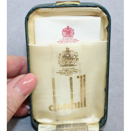 273 - BOXED DUNHILL SWISS MADE LIGHTER UNTESTED