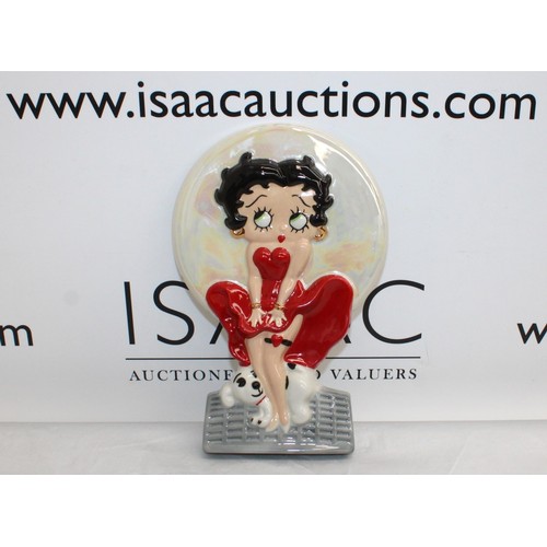 102 - BETTY BOOP Classic By Wade England Special Edition Plaque Height-23cm