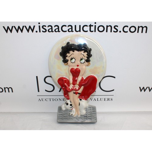 102 - BETTY BOOP Classic By Wade England Special Edition Plaque Height-23cm