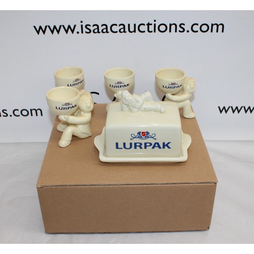 106 - Selection Of LURPAK Items Inc- Butter Dish & 4 x Egg Cups & 4 x Plates 