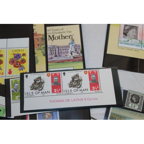 350 - A Quantity Of Worldwide Wide Collectors Packs Un Franked Stamps  In An Album And Plastic Slips