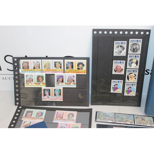 350 - A Quantity Of Worldwide Wide Collectors Packs Un Franked Stamps  In An Album And Plastic Slips