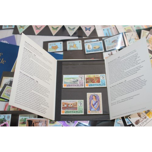 350 - A Quantity Of Worldwide Wide Collectors Packs Un Franked Stamps  In An Album And Plastic Slips