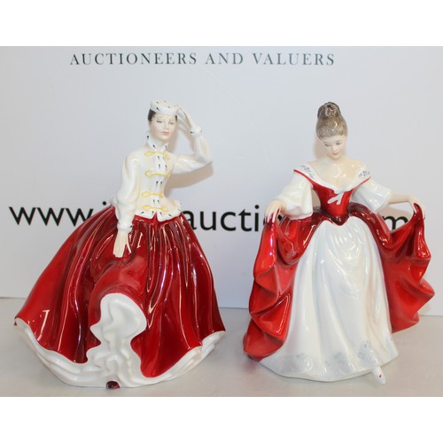 112 - 6 x Collectable Figurines 1 x Royal Worcester and 5 x Royal Doulton Tallest 22cm Unboxed
COLLECTION ... 