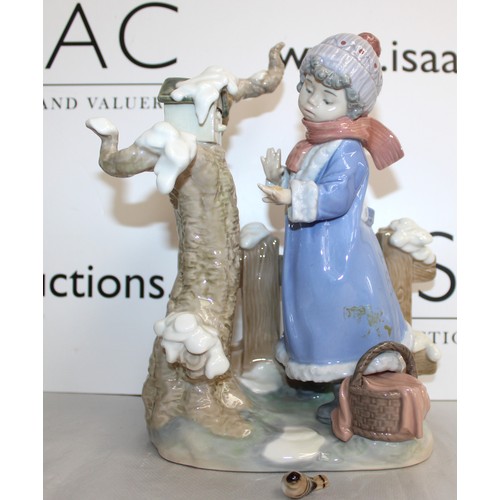 116 - 4 x Lladro Collectable Figurines. Tallest 34cm Unboxed All Slightly Damaged ( See Pictures ) 
COLLEC... 