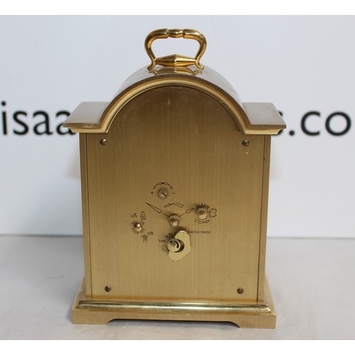 36 - A Swiza Tempus Fuiol Carriage Clock Height 16cm Untested
COLLECTION ONLY...