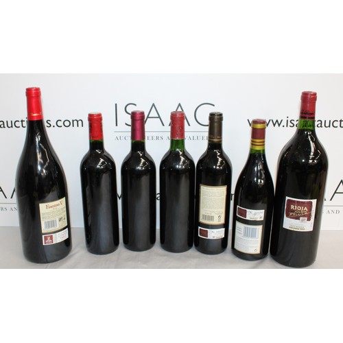 261 - Seven Bottles Of Mixed Red Wine
COLLECTION ONLY