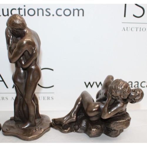 119 - 4  x HEREDITIES Limited Figurines Tallest 23cm