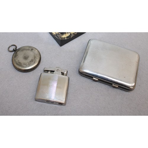 121 - Small Quantity of Mixed Collectable Items including Lighters, Case and Compass