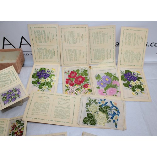 122 - Large Quantity of Beautiful Kensitas Flower Silks