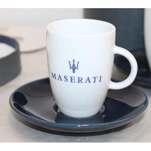 133 - 2 x Boxed Maserati Coffee Cups & Saucers Each Box Containing 2 Sets