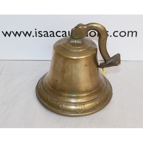 136 - Vintage Brass Wall Bell
Height 19.5cm