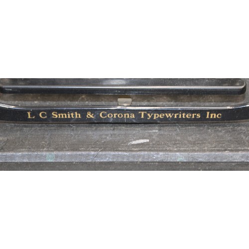 139 - L C Smith And Corona Typewriter In A Case Made In USA