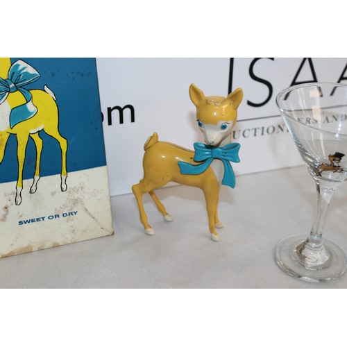 263 - Collectable BabyCham Glasses, Sign And Figure. 2 X Martini Glasses 6 x Champagne Glasses
COLLECTION ... 