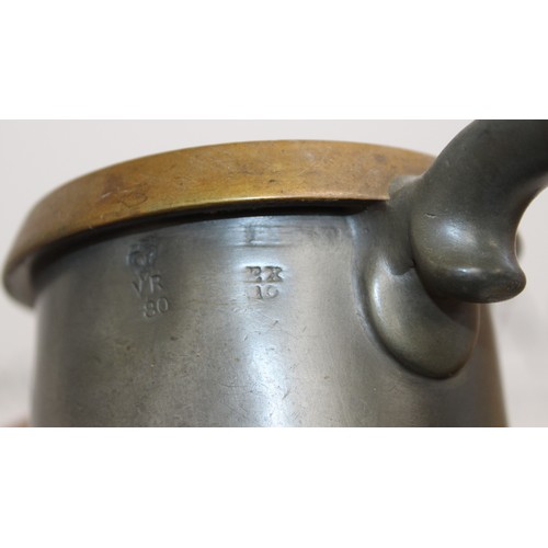 145 - 6 x Metal Tankards
Height Of Tallest 16cm