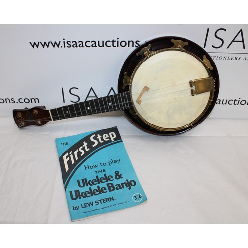 222 - Savana Banjolele In A Case Untested With First Set Guide