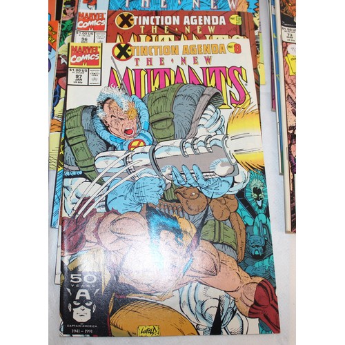 18 - A Quantity Of Comics Including Marvels The New Mutants And More...