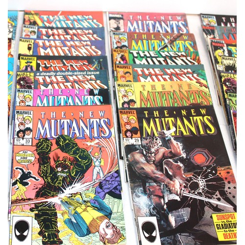 19 - A Quantity Of Comics By Marvel The New Mutants...