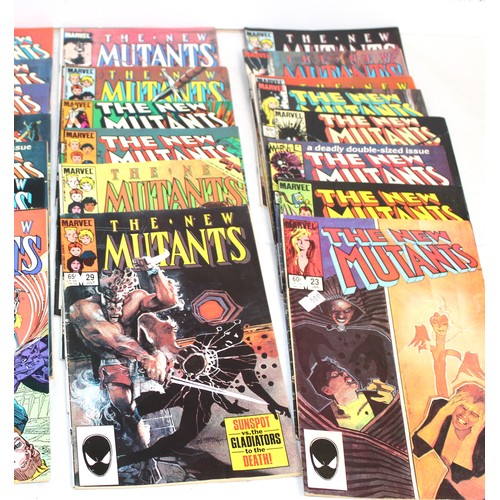 19 - A Quantity Of Comics By Marvel The New Mutants...