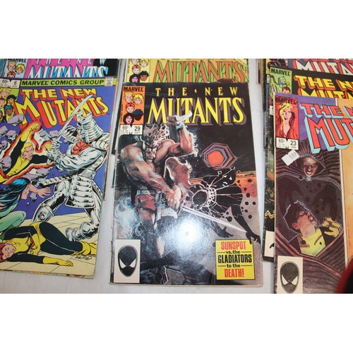 19 - A Quantity Of Comics By Marvel The New Mutants...