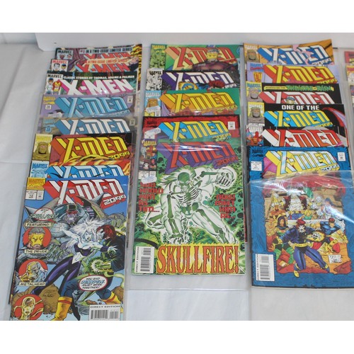 21 - A Quantity Of Comics Including Marvel X-Men, Marvel X-Men The Early Years, Marvel X-Men Amazing Adve...