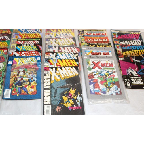 21 - A Quantity Of Comics Including Marvel X-Men, Marvel X-Men The Early Years, Marvel X-Men Amazing Adve...