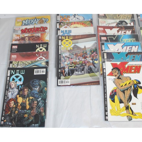 22 - A Quantity Of Comics Including Marvel Mekanix, Marvel New X Men, Marvel Uncanny X-Men, Marvel Ultima...