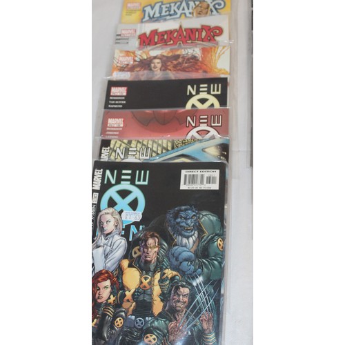 22 - A Quantity Of Comics Including Marvel Mekanix, Marvel New X Men, Marvel Uncanny X-Men, Marvel Ultima...